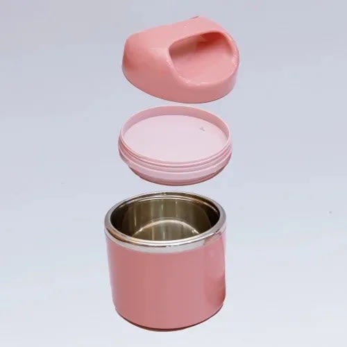 Two Layers Lunch Box - Pink - 830ml