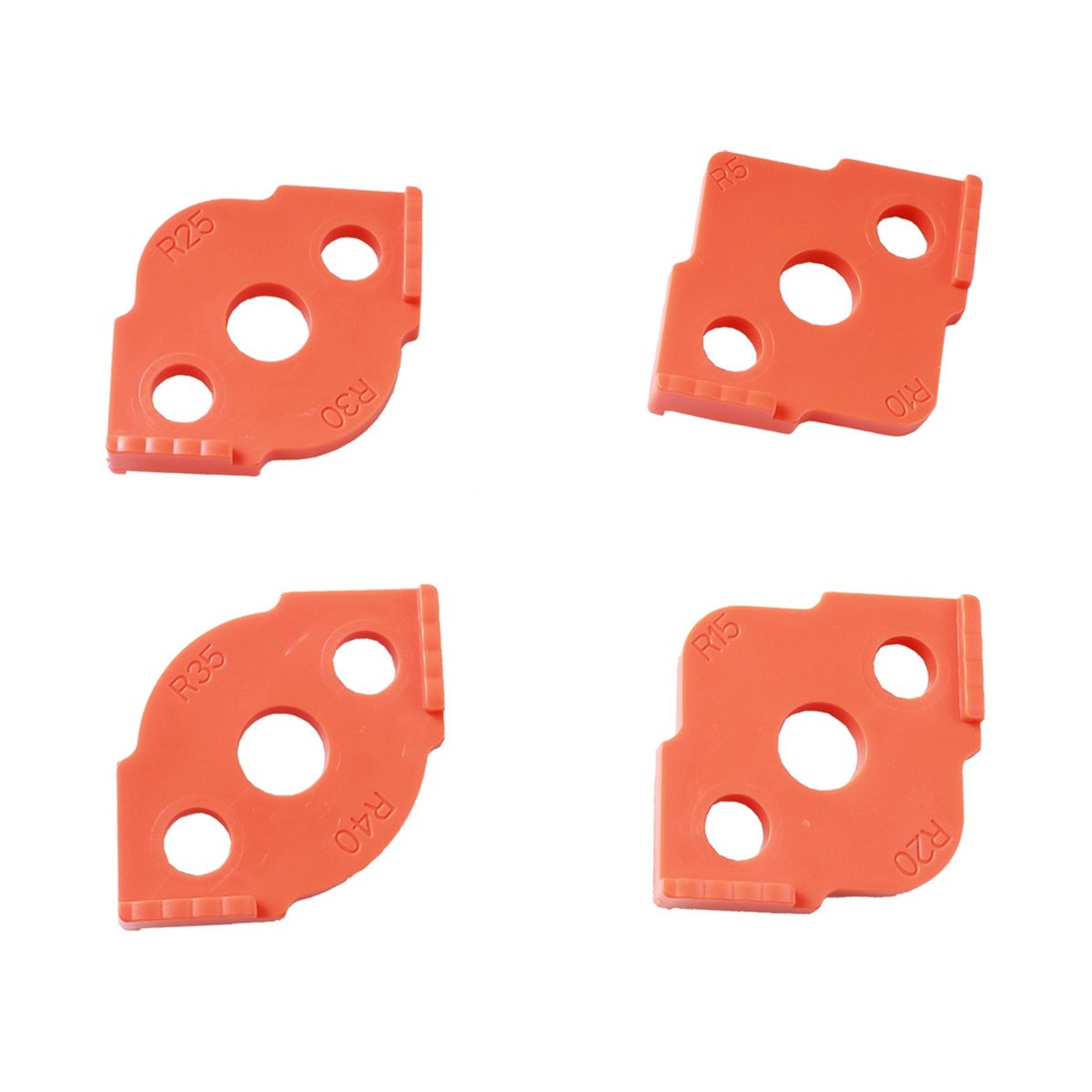 Router Templates Corner Radius Routing Templates Hardness Processing Glue Routing Rounded Corners Bit Templates 4 Packs