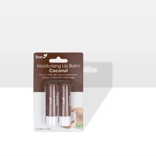 Coconut Moisturising Lip Balm - 2 Pcs - 4.3g