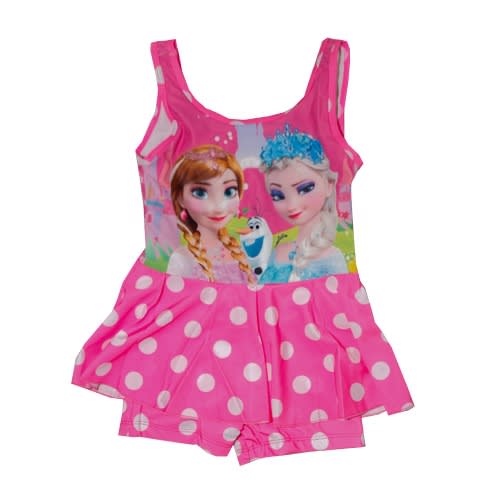 Girls Swimming Costume- Multi Color