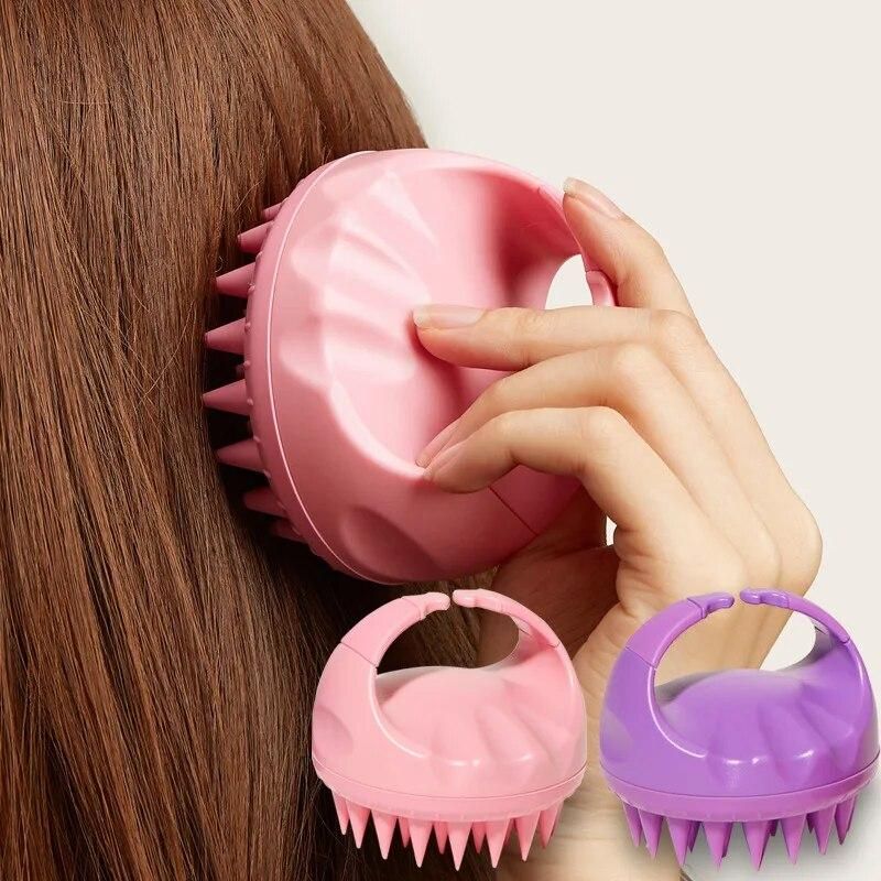 Soft Silicone Head Scalp Massage Comb Shampoo Brush Hair Washing Comb Bath Shower Brush Hair Hairdressing Tool