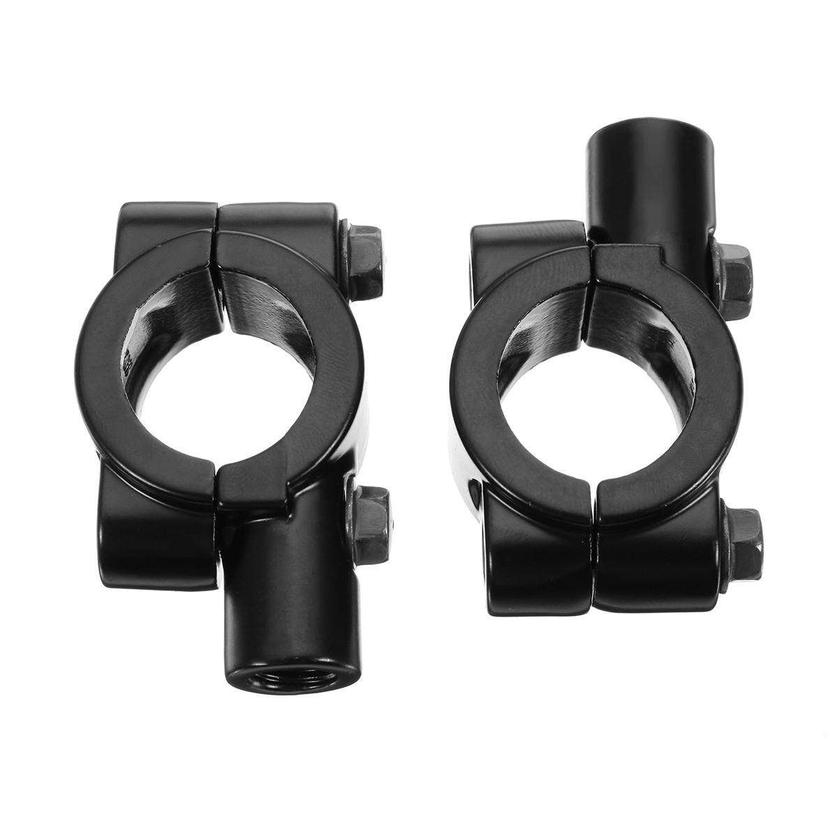 Motorcycle Handlebar Bicycle Side Mirror Mount Holder Clamp Adaptor Bracket Fit 22mm Motorcycle Handlebar (8MM) 8MM