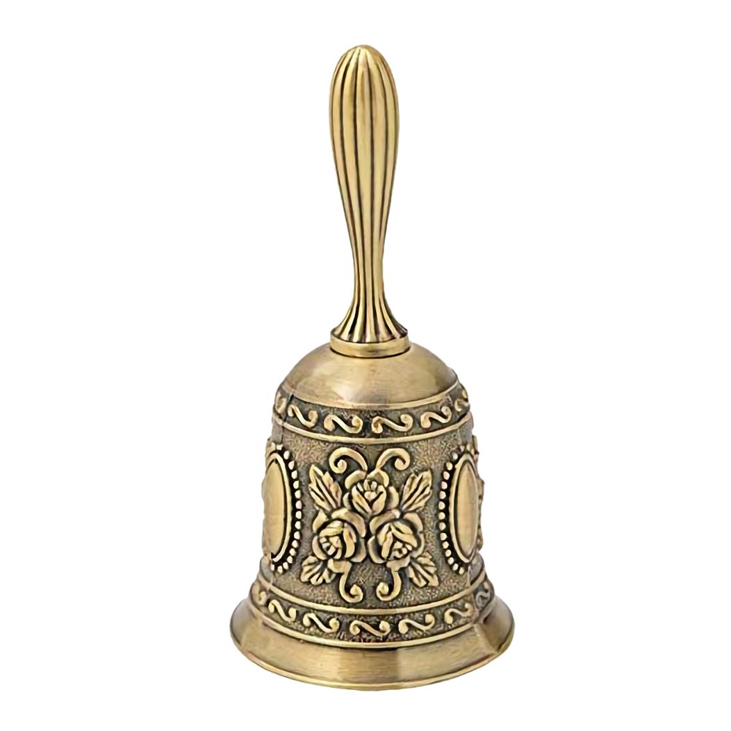 Hand Bell, Metal Tone Ring Alarm Hand Hold Service Call
