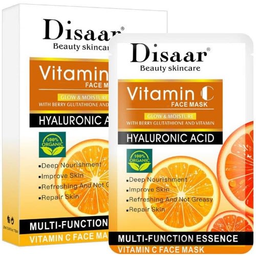 Disaar Beauty Vitamin C Whitening  Face Mask Hyaluronic Acid Anti-aging Repair-100ml