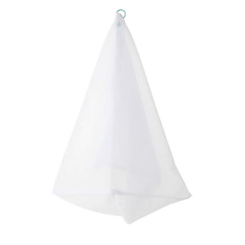 Pyramid Mesh Laundry Washing Bag Set Of 2 - White