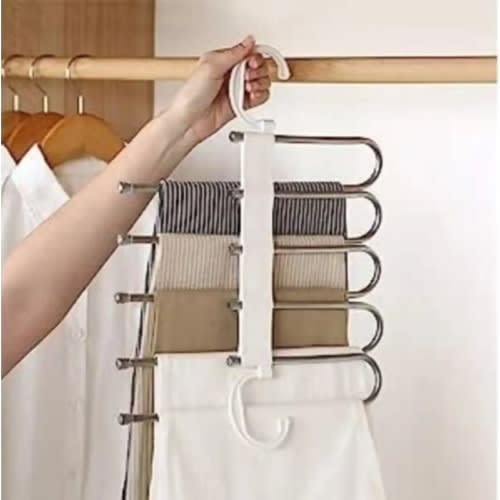 5-in-1 Stainless Steel Multi-functional Pants Rack Hanger