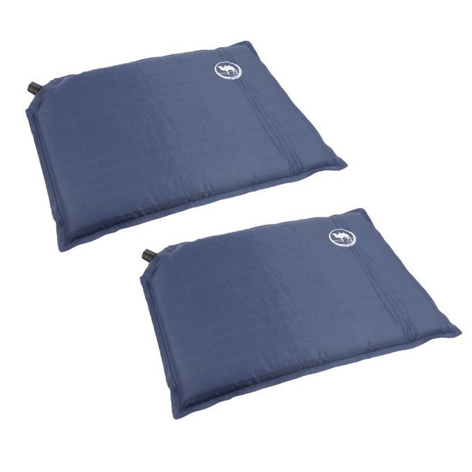 2x Self-Inflating Camping Seat Cushion Sitting Mat Outdoor Beach