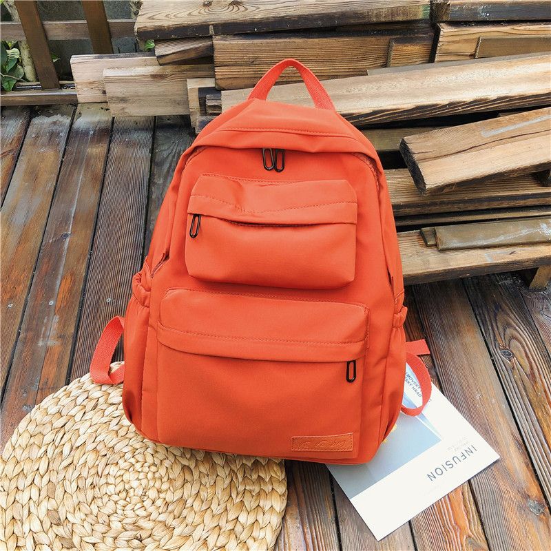 Canvas Backpack Large Capacity Student Campus Travelling