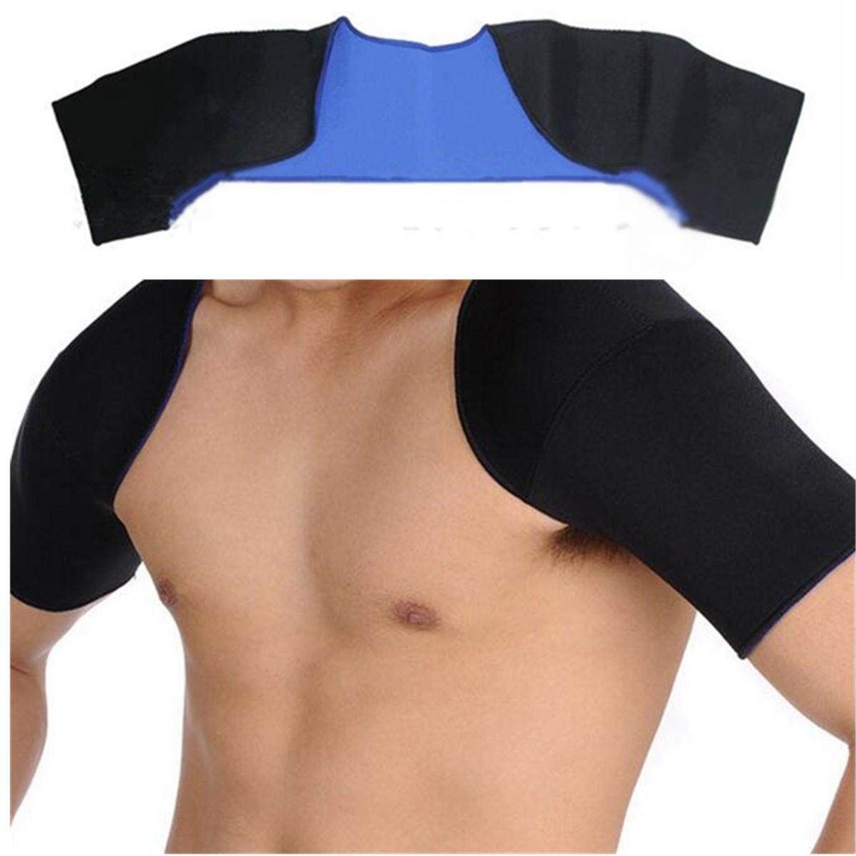 Sports Classic Adjustable Double Shoulder Strap Wrap Breathable M