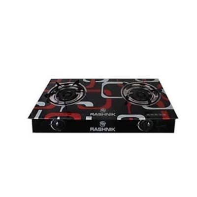 Rashnik Three Burner Glass Top Table Gas