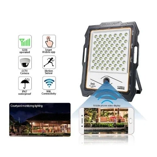 Solar Flood Light With Wifi Camera -200W