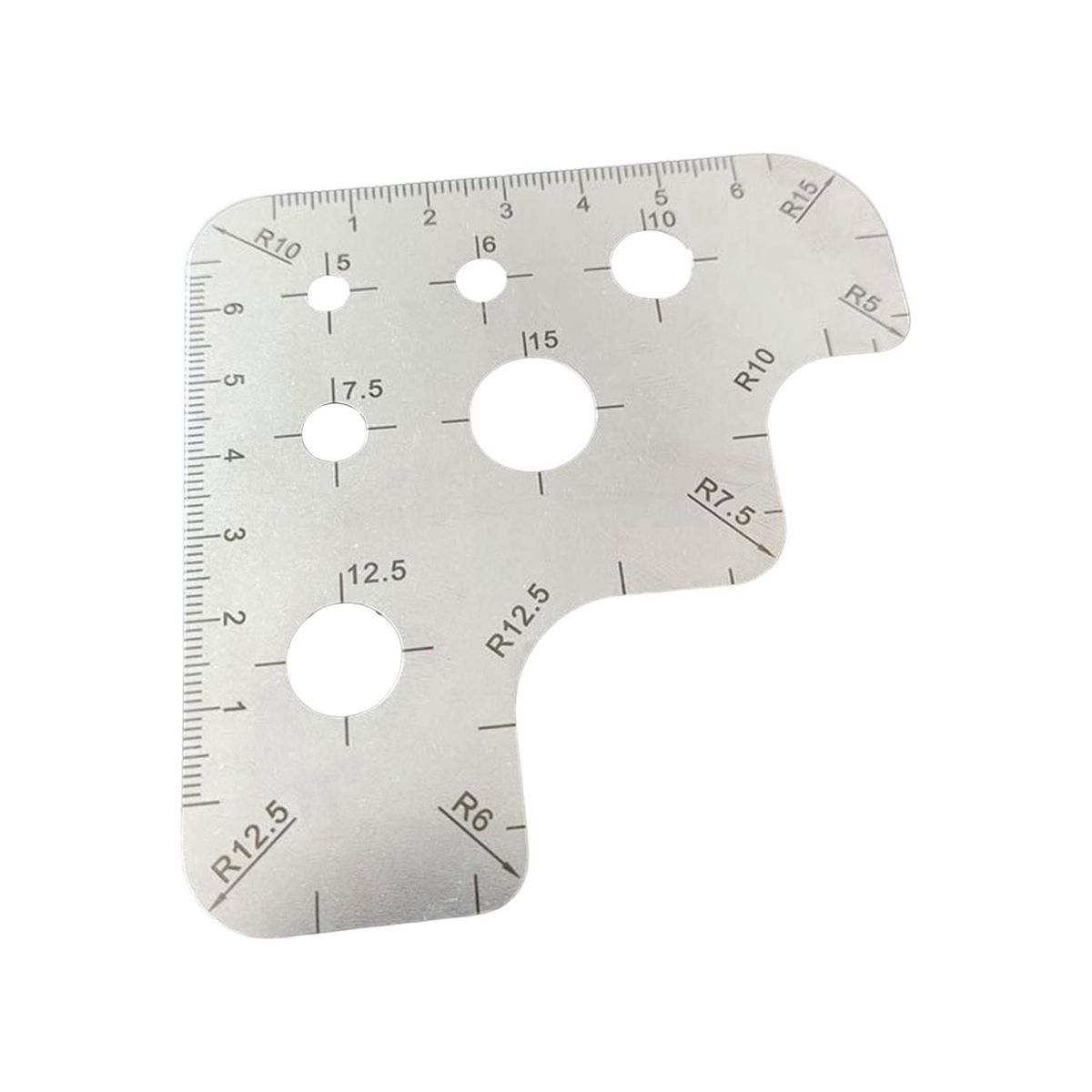 Leather Cutting Angle Ruler Scale Ruler Tool Ruler R Gauge