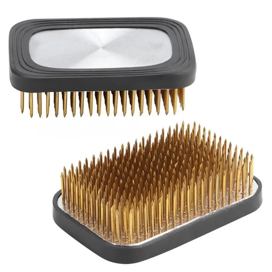 276 Needles Copper Flower Kenzan Flower Arrangement Needle Pin Arranging Accessory Tool Ikebana Kenzan Needle Flower Base Kenzan