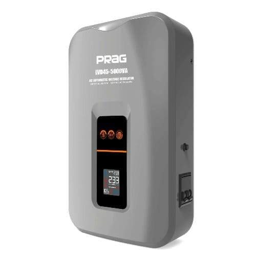 Relay Wall Voltage Stabilizer - 5kva - 45-270v - Dark Grey