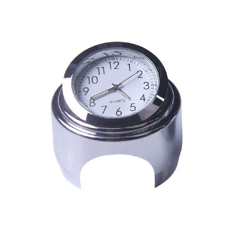Motorcycle Watch Clock Thermometer Moto 22-25MM Handlebar Mount Dial Clock Watch Thermometer Temp Gauga For YAMAHA Kawasaki