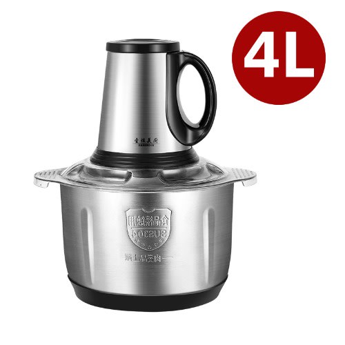 4 Litres Triple Button Food Processor And Yam Pounder With Egg Beater