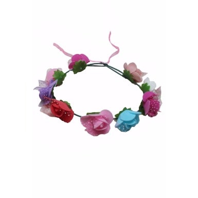 Bride To Be Carribean Hair Crown- Multicolour