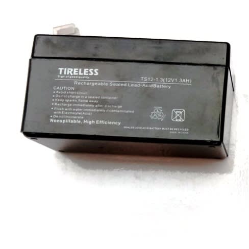 Tireless 12v - 1.2ah/ 1.3ah Rechargeable Battery