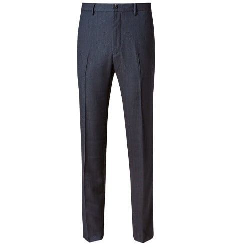 Tailored Fit Flat Front Trousers