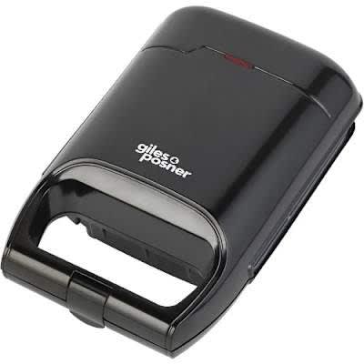 Giles & Posner Compact 2 In 1 Party Snack Maker/toaster And Non-stick Treat Maker - 600w