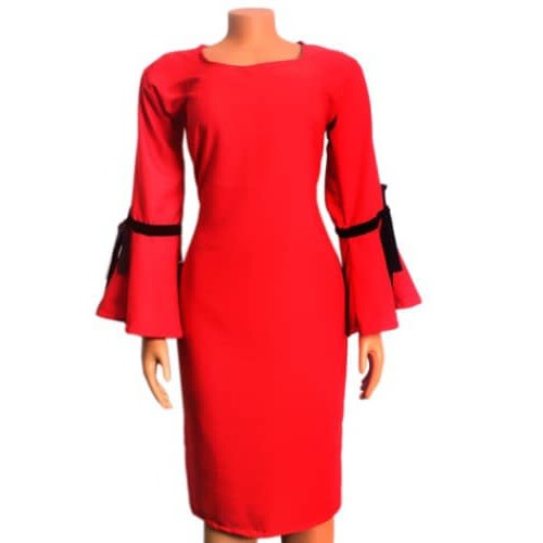 Ladies Cooperate Gown - Red