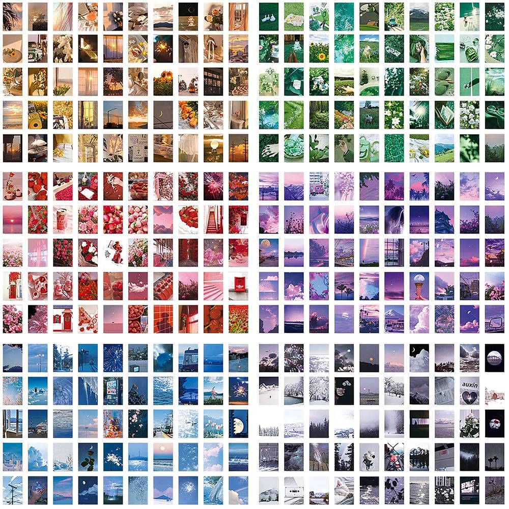 300Pcs Washi Paper Sticker Set Aesthetic Stickers For