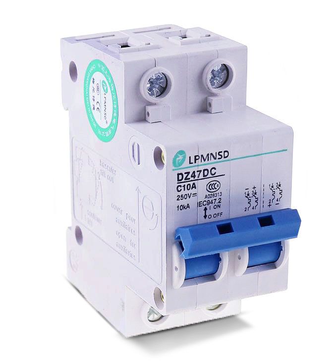 DC 2P 6A 10A 16A 20A 25A 32A 40A 50A 63A Circuit Breaker