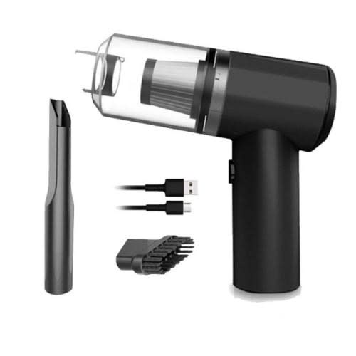 Omo Portable 2 In 1 Vacuum Cleaner For Home And Car With Led Light