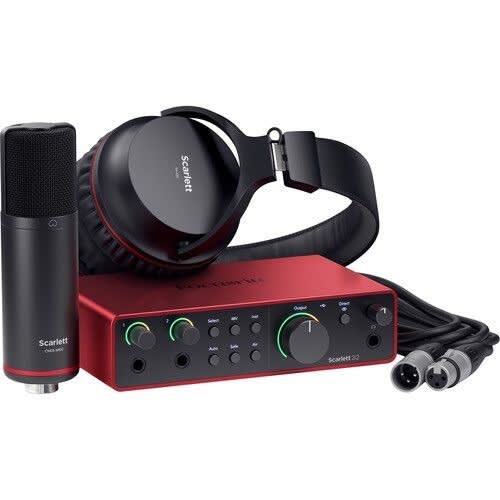 Scarlett 2i2 Studio Usb-c Audio Interface With Microphone And Headphones - 4th Generation