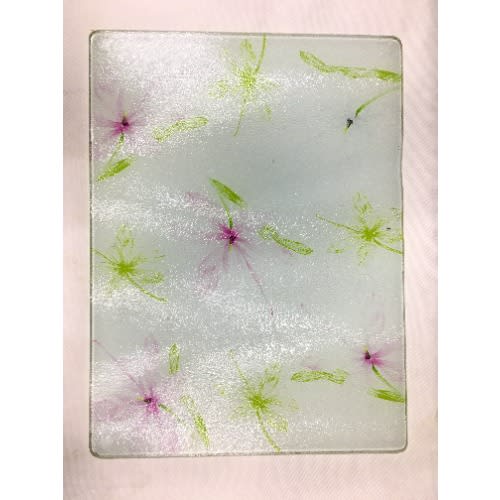 Prima Floral Blossom Glass Cutting Board - (40 X 30cm)