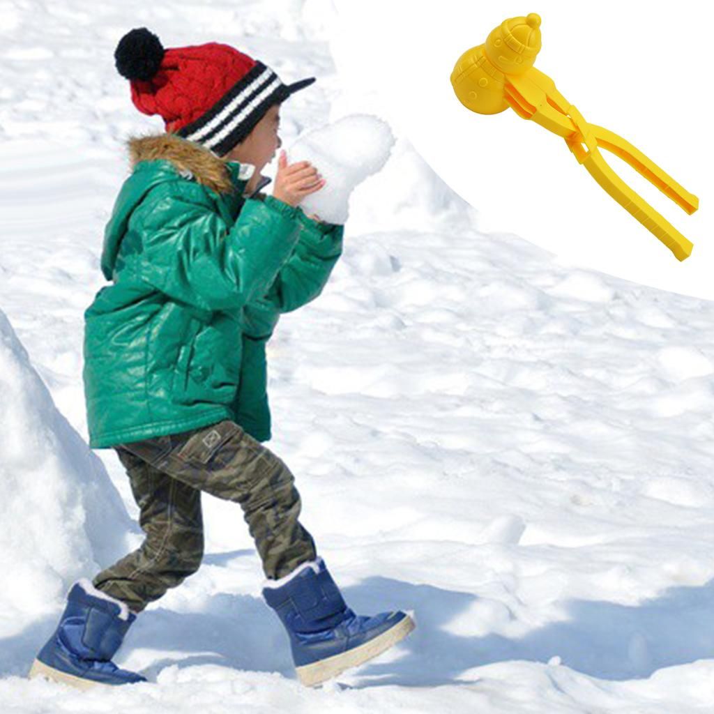 Snowman Shape Sand Ball Clamp    Yellow