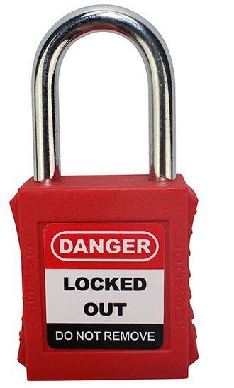 2pc  Loto 38mm Color Different Security Lock Safety Padlock