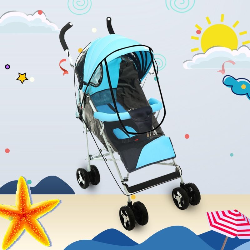 Stroller Rain Cover Trolley Umbrella Raincoa
