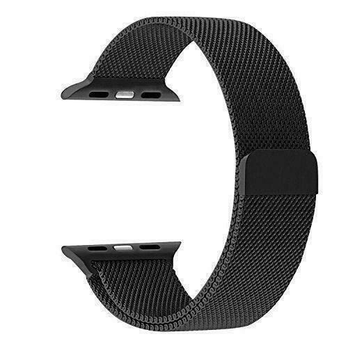 Magnetic Iwatch Strap For Apple Watch Series 9 8 7 6 5 4 3 2 1 Ultra-black