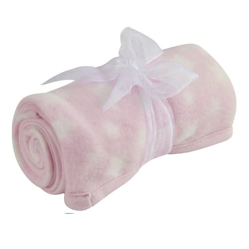 Baby Fleece Roll Blanket - Pink