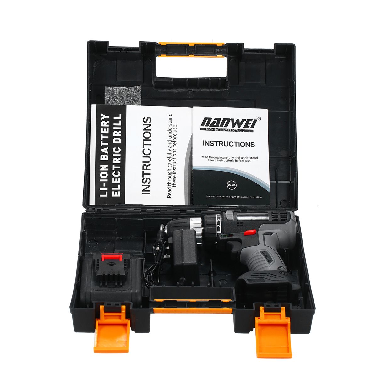 160W 21V Cordless Drill Dirve Kit 2 Speed Brushless Cordless