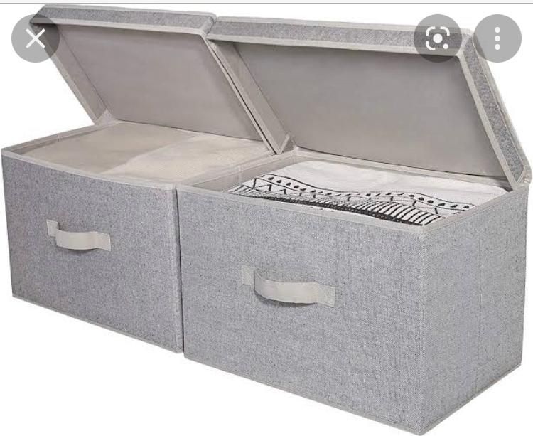Foldable Clothing Underwear Socks Storage Box Container-Grey