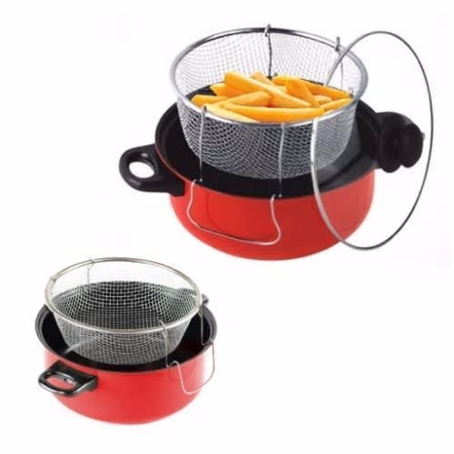 Non-Stick Stir Fry Pan With Lid - 24cm