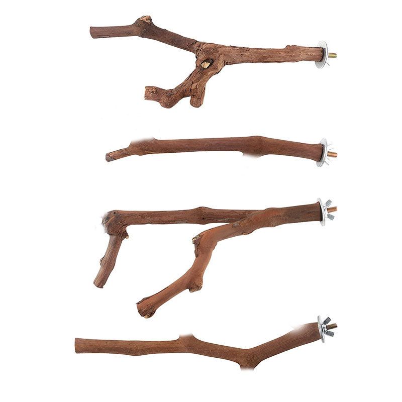 Parrot Supplies Grape Wood Stand Stick Stand Stick Bird