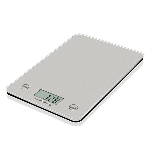 11LB/5KG Household Kitchen Scale Electronic Food Scale Baking Scale Measuring Tool Tempered Glass Wire Drawing Process