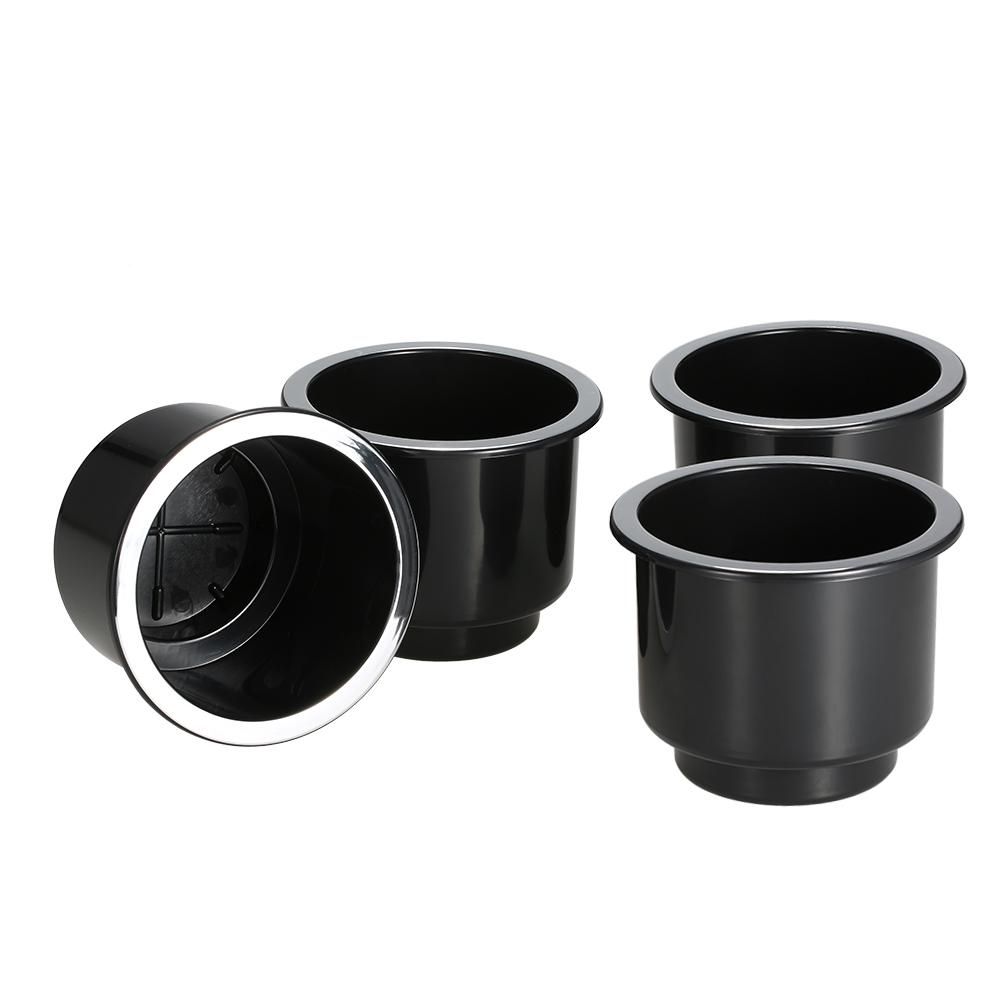 4Pcs/Set Recessed Drop In Plastic Cup Drink Can Holder For Boat Car Marine Universal