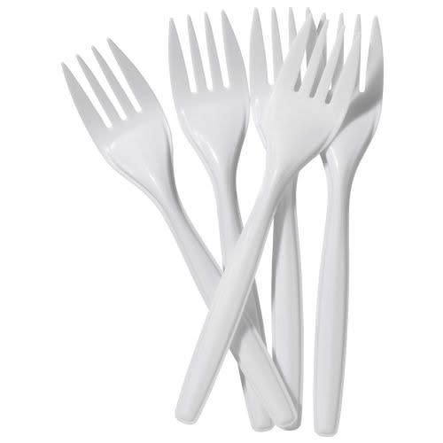 Plastic Disposable Forks For Parties  Eateries - 100pcs