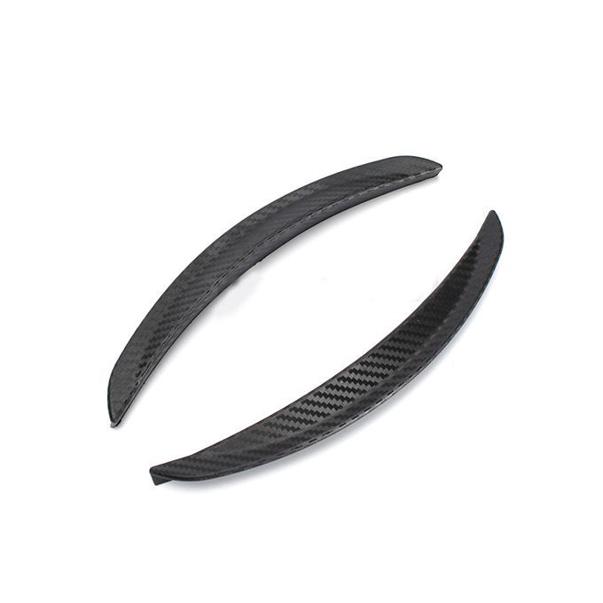 1Pair 24.5cm Soft PVC Fender Flares Arch Wheel Eyebrow-