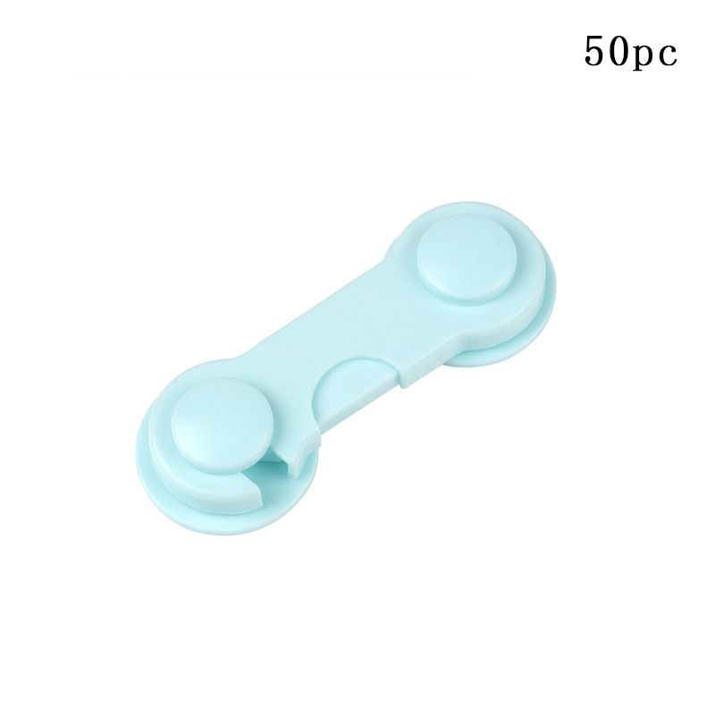 50pcs/set Children's Cabinet Lock Baby Safety Protection Child Safety Latches Drawers Cupboards Childproof Product
