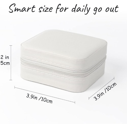 Mini Jewelry Box - White
