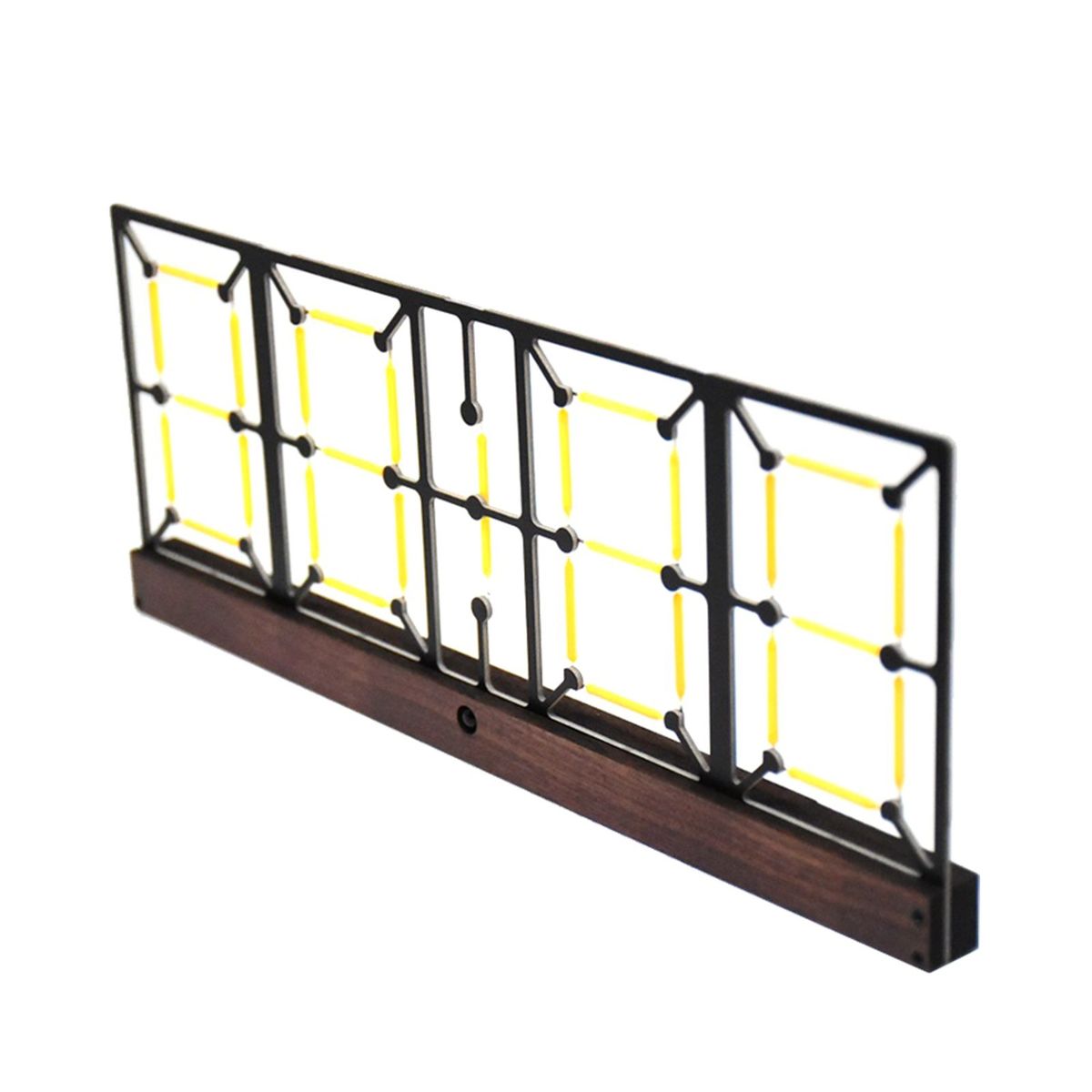 Imitation Lights Digital Clock Glow Clock Hollow LED Clock