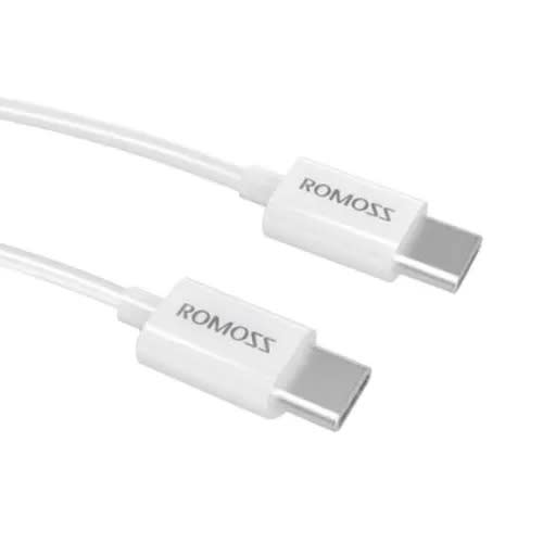 Romoss Cb321 1.0m Usb 2.0 Type C To Type C Charging Cable - 100w - White