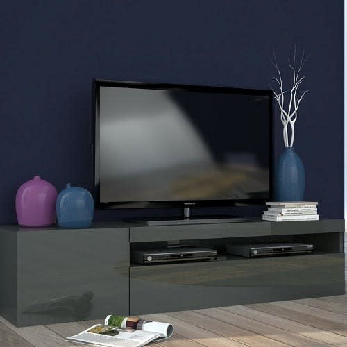 S- Tv Stand For Tvs Up To 65" - Grey