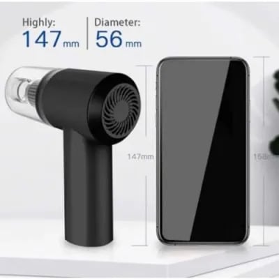 2 In 1 Rechargeable Mini Vacuum Cleaner - 220W