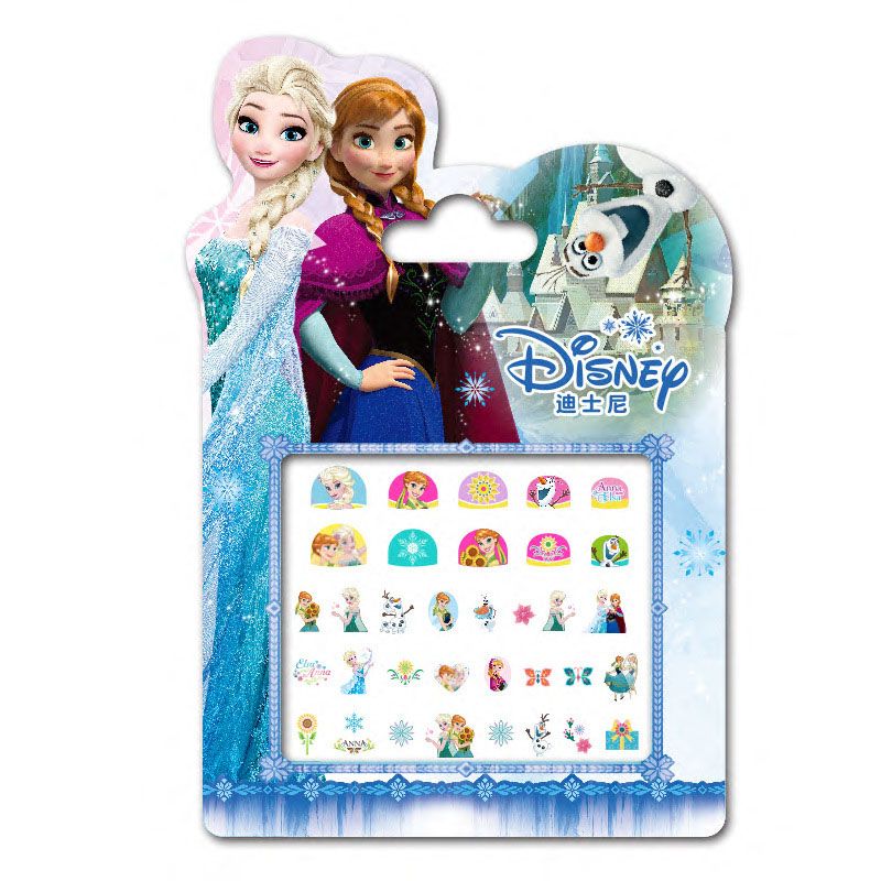 Disney Frozen Elsa And Anna Snow Queen Nail Stickers Toy